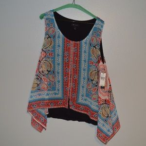 Sleeve less Multi Colored Top